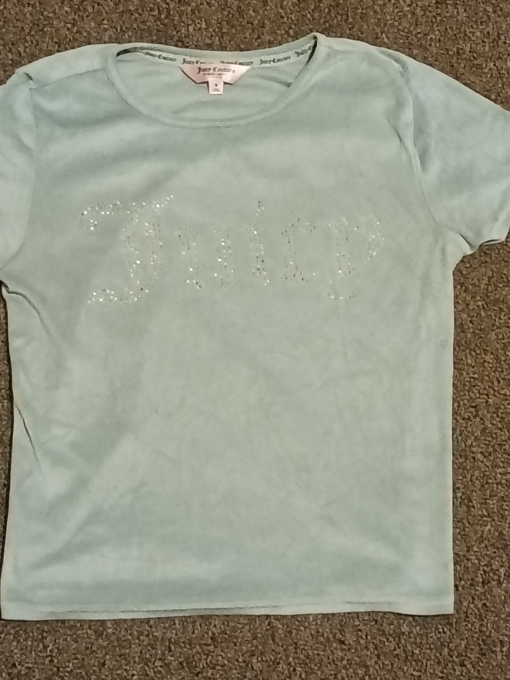 Juicy Couture Mint Green Crewneck Tee  Size S